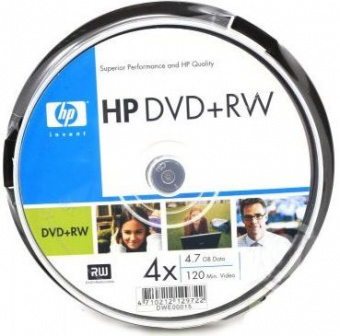 DVD+RW HP 4,7Gb (box 10) 4x