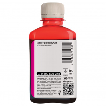 Чорнило Barva Epson L800/L810/L850/L1800 (Magenta) 180ml (L800-413)