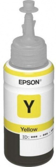 Оригінальне чорнило Epson L110/L210/L355/L555/L1300 (Yellow) 70ml (C13T66424AV) (Вакуумна упаковка)
