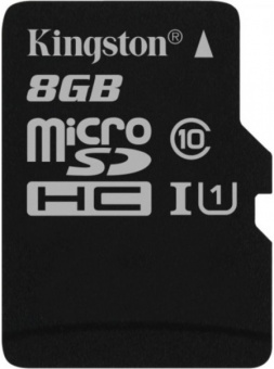 Карта пам'яті Kingston microSDHC 8GB UHS-I Class 1 no adapter