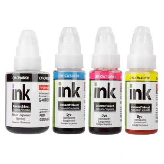 Комплект чернил ColorWay CP40/CWP40 Canon GM2040/G5040/G6040 (BP/C/M/Y) 135 + 3х70ml