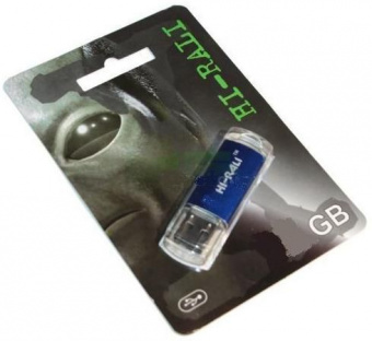 Flash-память Hi-Rali Rocket series Blue 16Gb USB 2.0